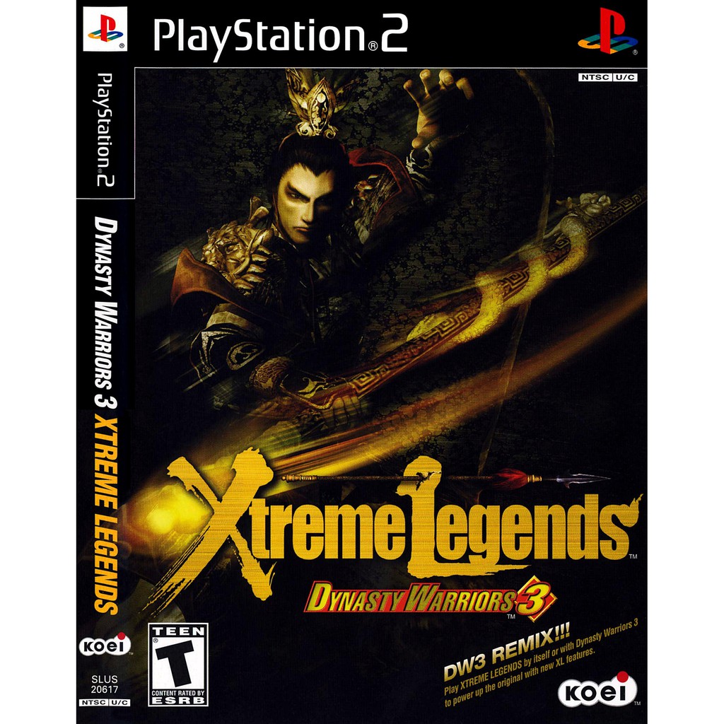 แผ่นเกมส์ Dynasty Warriors 3 Xtreme Legends PS2 Playstation 2 คุณภาพสูง ราคาถูก