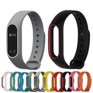 สายซิลิโคน สายรัดข้อมือ สำหรับ for Xiaomi Mi Band 2 Tracker Miband Miband 2