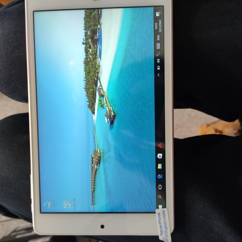 แท็บเล็ต Tablet Teclast X80 Power แท็บเล็ตมือสอง แท็บเล็ต 2 ระบบ ราคาถูก แท็บเล็ตสภาพพดี 2OS สีทอง ราคาประหยัด 6