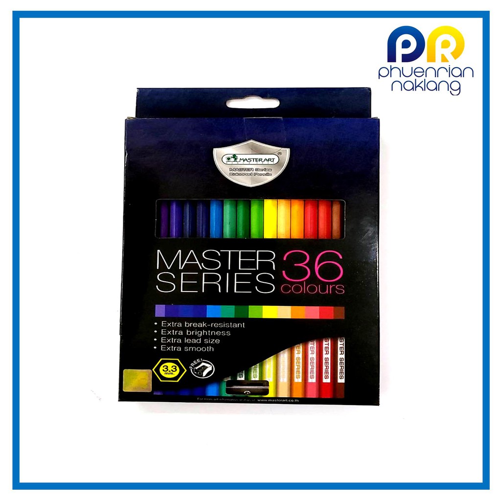 (ใช้โค้ด INCML11 ลด 50% สูงสุด 100) มาสเตอร์อาร์ต ดินสอสี รุ่น มาสเตอร์ซีรี่ย์36สี