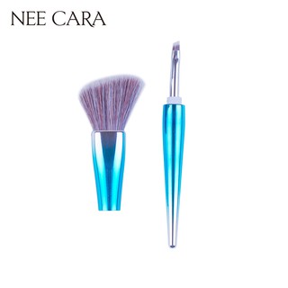 NEE CARA BLUSH AND EYEBROW BRUSH แปรงปัดแก้ม ลงอายแชโดว์ แต่งตา นีคาร่า #N754