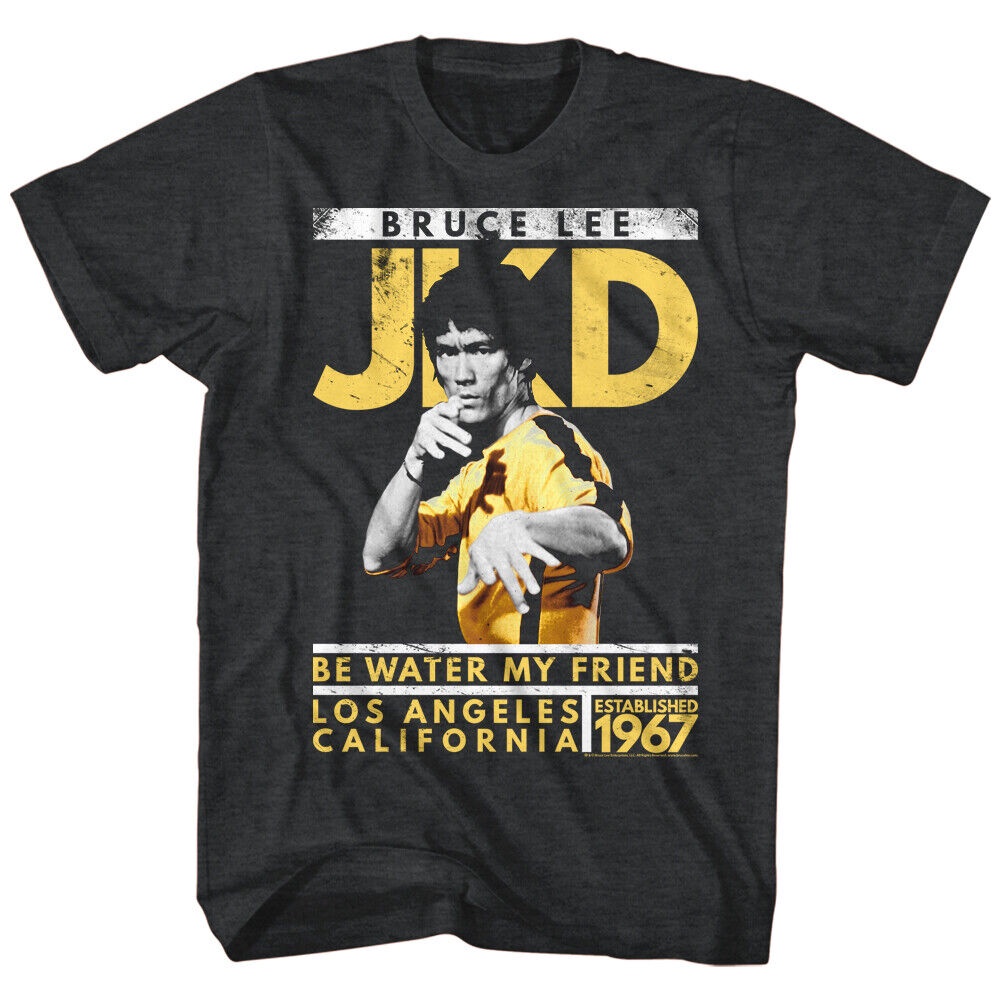 Bruce Lee ศิลปะการต่อสู้ Master JKD Est 1967 Be Water My Friend เสื้อยืดผู้ชาย
