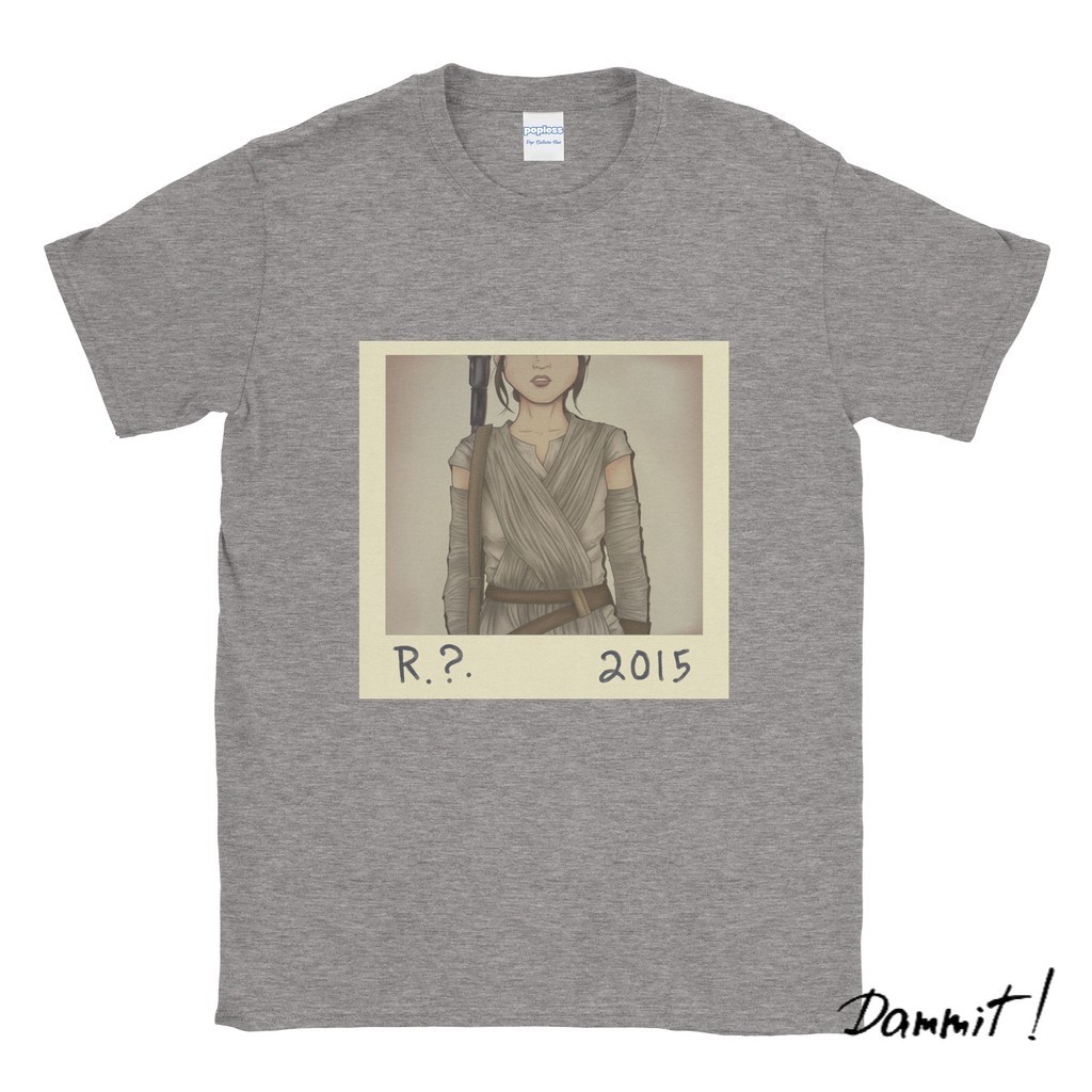 ผ้าฝ้ายคอกลมเสื้อยืด ลาย Star Wars 2015 - Dammit90sfrom S-4XL