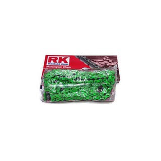 โซ่สี RK 420-120L สีเขียวสะท้อนแสง