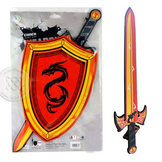 ดาบ-โล่ Sword Shield Dragon (ผลิตจากวัสดุ EVA Foam)