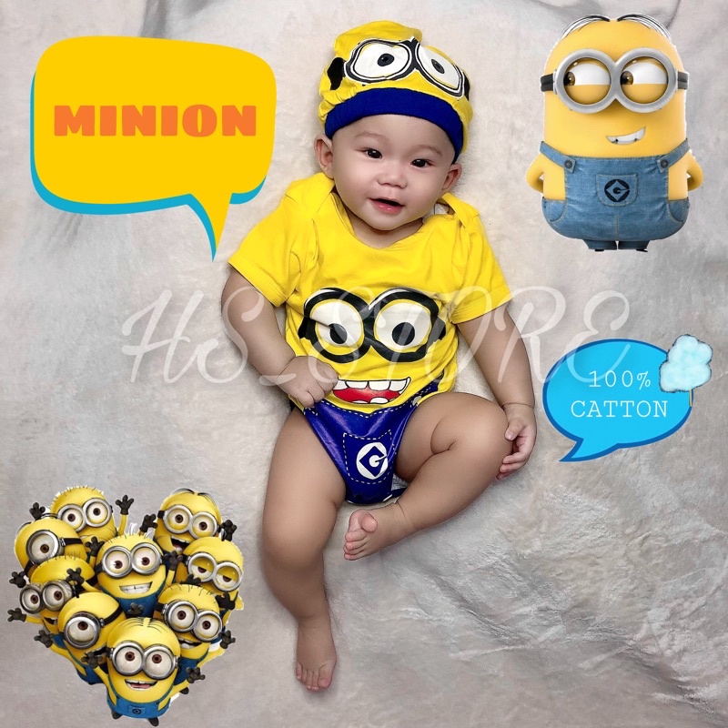 ! MINION BABY JUMPER / เสื้อผ้าเด็ก / เสื้อผ้าเด็ก / BABY JUMPER / BABY COSTUME!