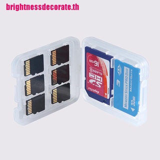 (Brith) กล่องเคสการ์ดหน่วยความจํา Micro Sd Tf Sdhc Mspd 8