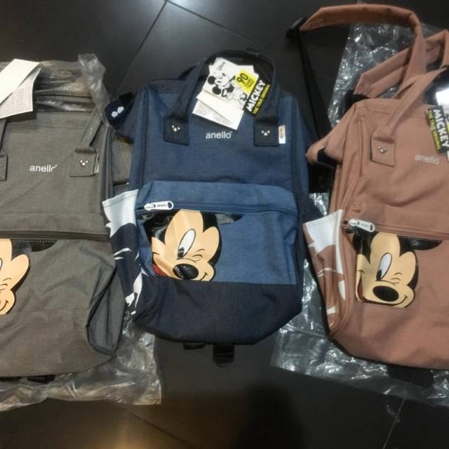 Anello Backpack Disney Mickey LARGE Size คุณภาพระดับพรีเมียมสุด