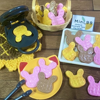 ❤️#miniatureของจิ๋ว ของจิ๋วดินปั้น ของจิ๋วน่ารัก วาฟเฟิลของจิ๋ว วาฟเฟิลของเล่น ขนมของเล่นจิ๋ว ของเล่นสะสมบ้านตุ๊กตา