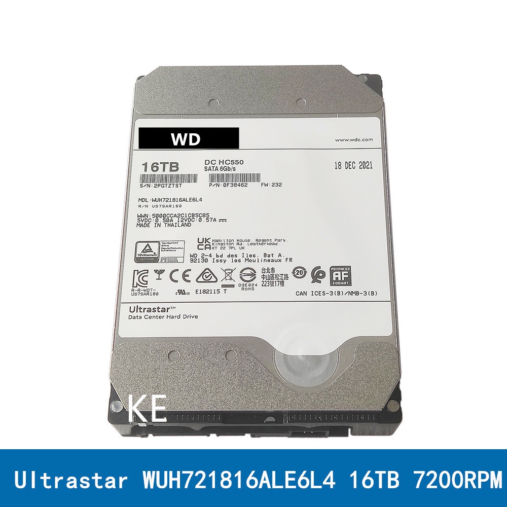 NEW HDD For WD Hard Disk 14TB 16TB 18TB 20TB SATA 6Gb/s 7200RPM 256MB Cache 3.5" Internal Hard Drive #8