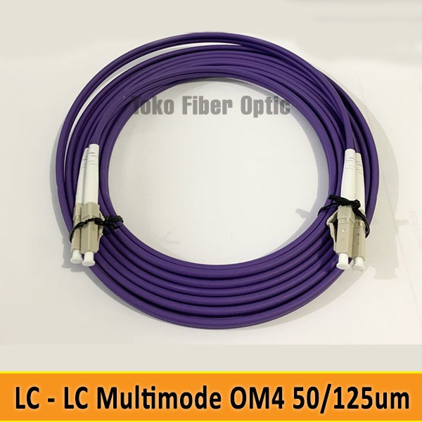 Patchcord LC - LC มัลติโหมด OM4 50/125um Duplex