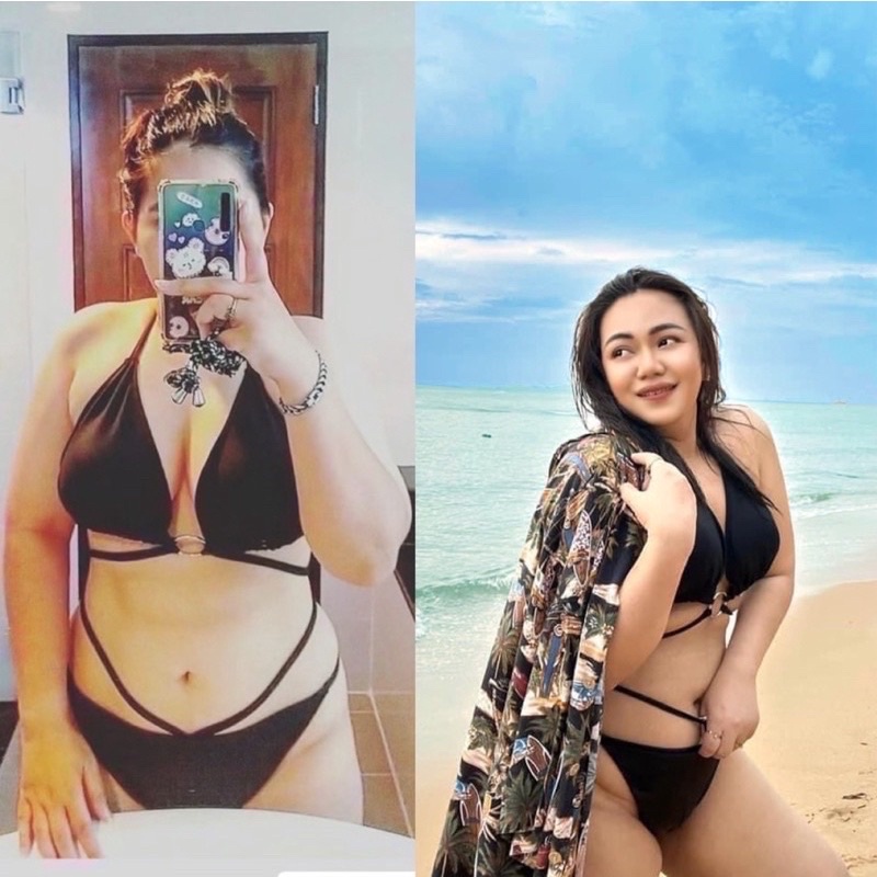 Plus size I F1 ชุดว่ายน้ำสุดแซ่ I ชุดว่ายน้ำสาวอวบ อก36ถึง60 เอว34ถึง50