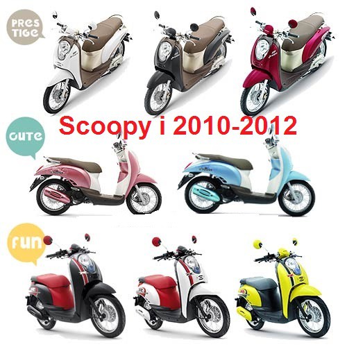 แท้100% ชุดสี Scoopy i ปี 2010-2012 ตาปู เบิกศูนย์ HONDA เฟรมรถ เปลือกรถ Scoopy เฟรม อะไหล่แท้ สกูปปี้ ชุดสีสกูปปี้