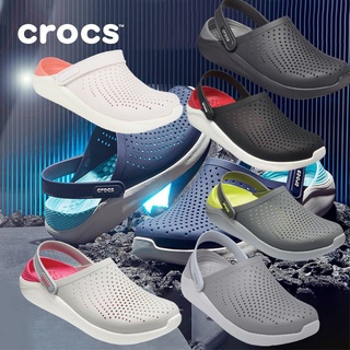 (อย่างเป็นทางการ)รองเท้าชายหาด Crocs LiteRide Clog แท้ หิ้วนอก ถูกกว่าshop รองเท้าแตะชายหาดของผู้ชาย