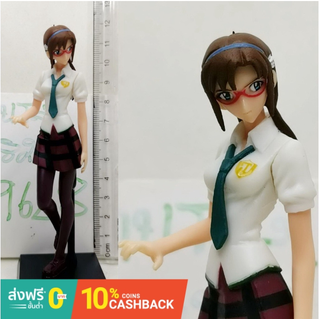 (แท้/กาชาปอง/มือสองไม่มีกล่อง/DG) EVA Evangelion Digital Grade DG F3 Gashapon Figure Mari Makinami Illustrious