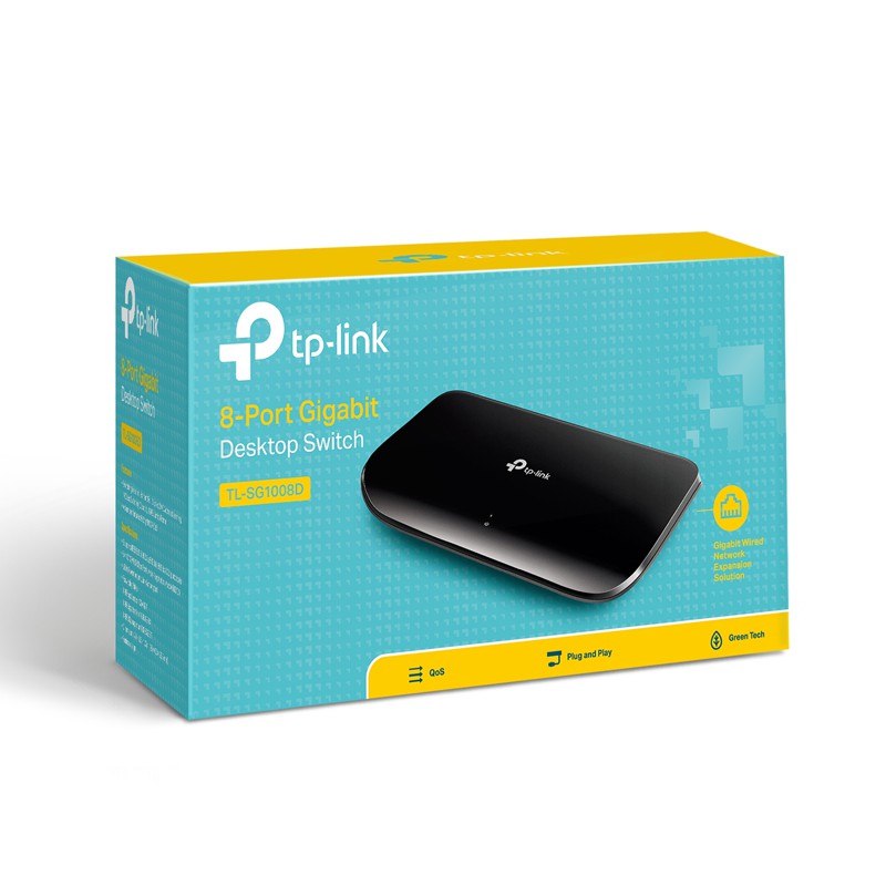 TP-Link TL-SG1008D (8-Port Gigabit Desktop Switch)
