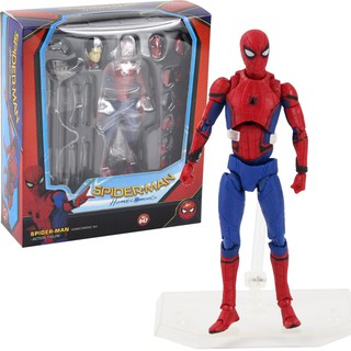 ฟิกเกอร์ Super Hero Spiderman Mafex NO.047 ขนาด 15 ซม. โมเดลฟิกเกอร์ PVC รูปสไปเดอร์แมน ของขวัญ ของเล่นสะสม สําหรับเด็ก