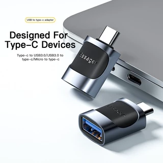Essager ตัวแปลง USB เป็น Type C Mirco เป็น Type C Type C เป็น USB OTG Type C ABS สําหรับคอมพิวเตอร์ Android Premium