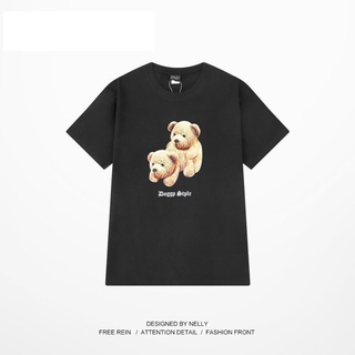 เสื้อยืดโอเวอร์ไซต์ FuckOOF Bear รุ่นพิเศษ เสื้อสตรีทOversize สไตล์ใหม่