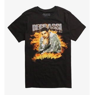 เสื้อยืด ลาย Degri FLAMES Drake NWT ของแท้สามารถปรับแต่งได้