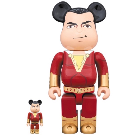 BEARBRICK SHAZAM! 100％ & 400％