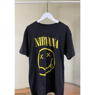 newเสื้อวงร็อค เสื้อวง เสื้อยืดดำ เสื้อวง NIRVANA เสื้อวง Linkin Park เสื้อยืดFUCK eDjM