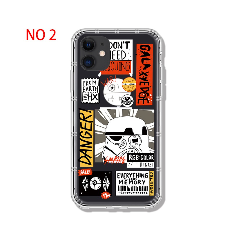 แฟชั่น Cool Star Wars สําหรับ IPhone 14 15 Pro 11 12 13 Pro Max XS MAX XR X 8 7 Plus 12 13 mini ซิลิโคนนุ่มกรณีโปร่งใส ราคา ถูกที่สุด โปรบีเคเค แกลเลอรีภาพที่ 2