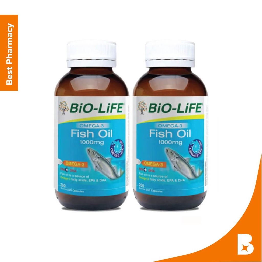 Bio-life FISH OIL 200S x 2 VALUE PACK