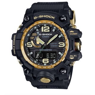 Casio G-Shock นาฬิกาข้อมือผู้ชาย สีดำ/ทอง สายเรซิ่น รุ่น GWG-1000GB-1A จากร้าน henghengwatch