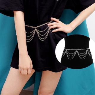 Tassel Waist Chain Wavy Multilayer Body Chain Female Personality Temperament Waist Chain Belt