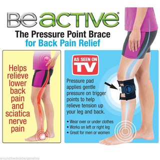 BeActive ผ้าซัพพอร์ตหัวเข่าพลังแม่เหล็ก พยุงหัวเข่าลดอาการบาดเจ็บอักเสบบริเวณของหัวเข่า มีเม็ดแม่เหล็ก Secreto