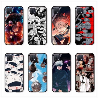 เคสโทรศัพท์มือถือกระจกนิรภัย แบบแข็ง กันกระแทก ลายการ์ตูนอนิเมะ Jujutsu Kaisen Yuji Itadori Gojo Satoru สําหรับ Oppo CPH2269 A16 A16K