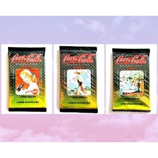 (Sealed Pack) ซองสุ่มการ์ดพรีเมี่ยม โคคา โคล่า ( COCA COLA SERIES 4 PREMIUM TRADING CARDS)