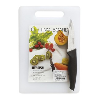 Food preparation equipment CUTTING BOARD WITH KNIFE DKW Kitchen equipment Kitchen equipment อุปกรณ์เตรียมอาหาร เขียงพลาส