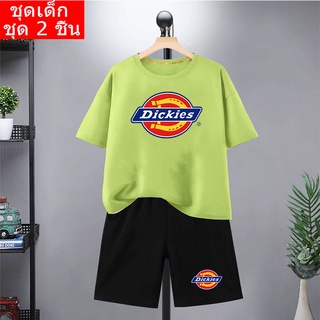 /3 สีK2214+DD373 ชุดแฟขั่นเด็ก ชุดเซ็ทเด็กขาสั้น เสื้อยืดเด็ก