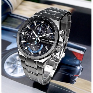 นาฬิกา Casio Edifice รุ่น EQS-920DB-1B ,EQS-920DB-1A ,EQS-920DB-2A นาฬิกาผู้ชายโครโนกราฟ สายแสตนเลส ใช้พลังงานแสงอาทิตย์ - ของแท่้ 100% ประกัน CMG 1 ปี