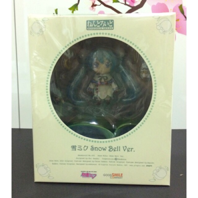 Nendoroid Snow MiKu Snow Bell Ver. No. 493 มือ 1 ของ🇯🇵แท้ สูง 10 CM