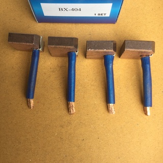 ถ่านไดสตาร์ทBX404 JCM HINO ไดทดND  ขนาด 8 x 25 x 21 mm(หนา,กวาง,ยาว) จำนวน 4 ก้อน