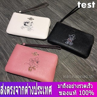 COACH ซิป กระเป๋าใส่เหรียญ F30004 กระเป๋าผู้หญิง กระเป๋าสตางค์ผู้หญิง