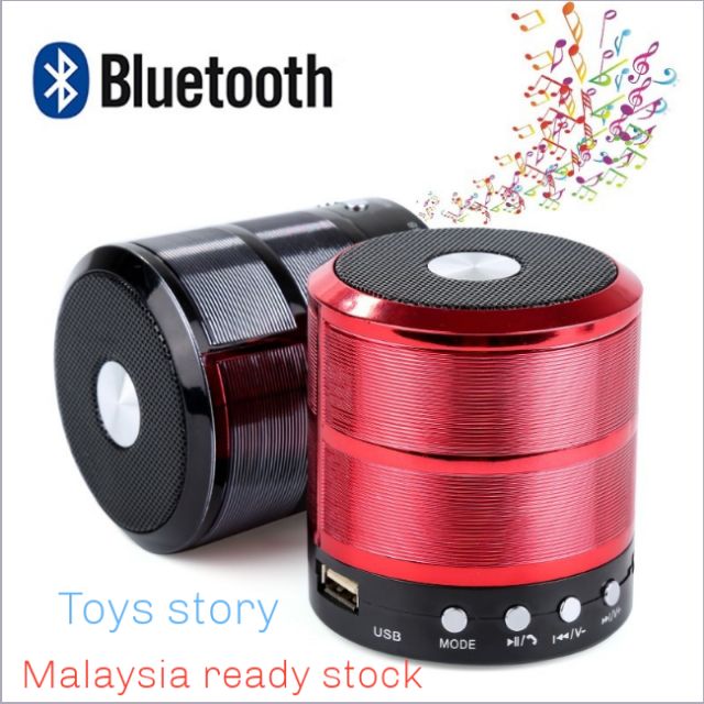 ลําโพงการ์ด Bluetooth USB micro SD (WS887) เรื่องราวของเล่น