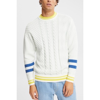 ESPRIT Mens Jumper with a knit pattern Sweater