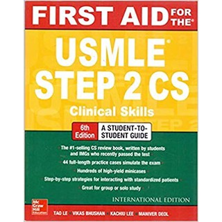 First Aid for the USMLE Step 2 CS, 6ed - ISBN 9781260288186