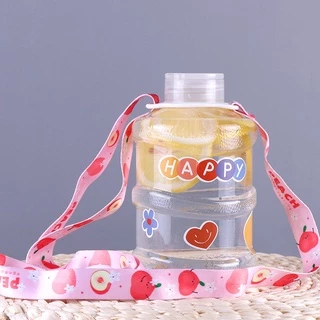 ขวดพลาสติกใส (PET) ทรงถัง+ฝาถือ ขวดชา กาแฟ ขวดใส่ชาไข่มุก 500ml 700ml สวย เท่ห์ เก๋ มินิมอล สไตล์เกาหลี