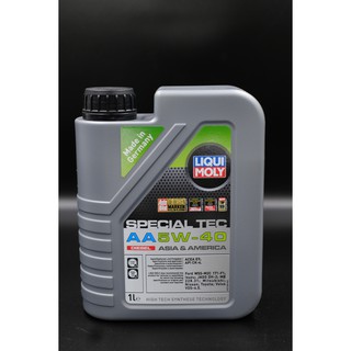 LIQUI MOLY น้ำมันเครื่อง  SPECIAL TEC AA DIESEL 5W-40  ขนาด 1 ลิตร**