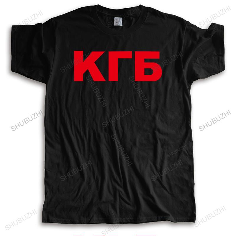คอลูกเรือใหม่ เสื้อยืด Kgb Russia Russian Security Police Soviet ShubuzhiS-5XL