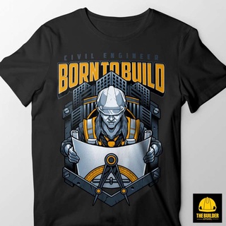 เสื้อยืดลำลองเสื้อยืด พิมพ์ลาย Builder Tba 20 Born Build Civil Engineer By Xtreme Bodybuilding สําหรับผู้ชายS to4XL