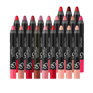 (ขายดีที่สุด)Golden Rose/โกลเด้น โรส ลิปดินสอ แมท ลิปสติก เครยอน 3.5 กรัม /Matte Lipstick Crayon(ลิปดินสอ ลิปแมท)