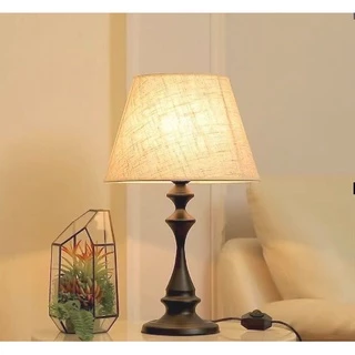 โคมไฟข้างเตียง Retro โคมไฟตกแต่งโครงการสำนักงานการศึกษา l การป้องกันดวงตาลดแสงไฟกลางคืนสไตล์ย้อนยุค