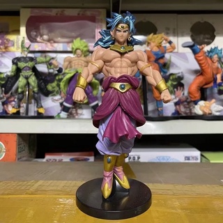 FIGMA โมเดลฟิกเกอร์ PVC รูป Dragon Ball Z Blue Hair Brolies Z Budokai ขนาด 20 ซม. ของเล่นสําหรับเด็ก