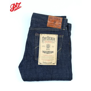กางเกงยีนส์ ONI DENIM ONI-686 14 OZ LOW TENSION SUPER TIGHT TAPERED